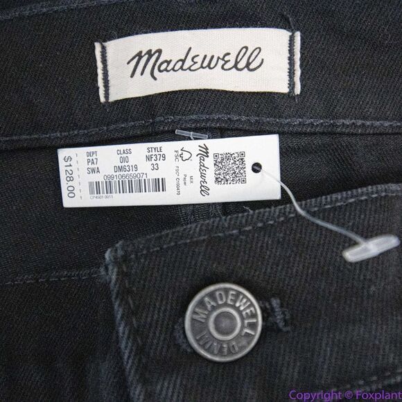 NEW Madewell The Perfect Vintage Flare Jean in Sherborn‎ Wash, 33 - Picture 12 of 15